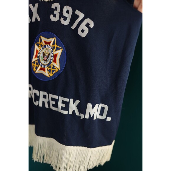 Vtg Veterans Foreign Wars VFW Ladies Auxiliary Embroidered Patch Missouri Vest - Picture 7 of 13